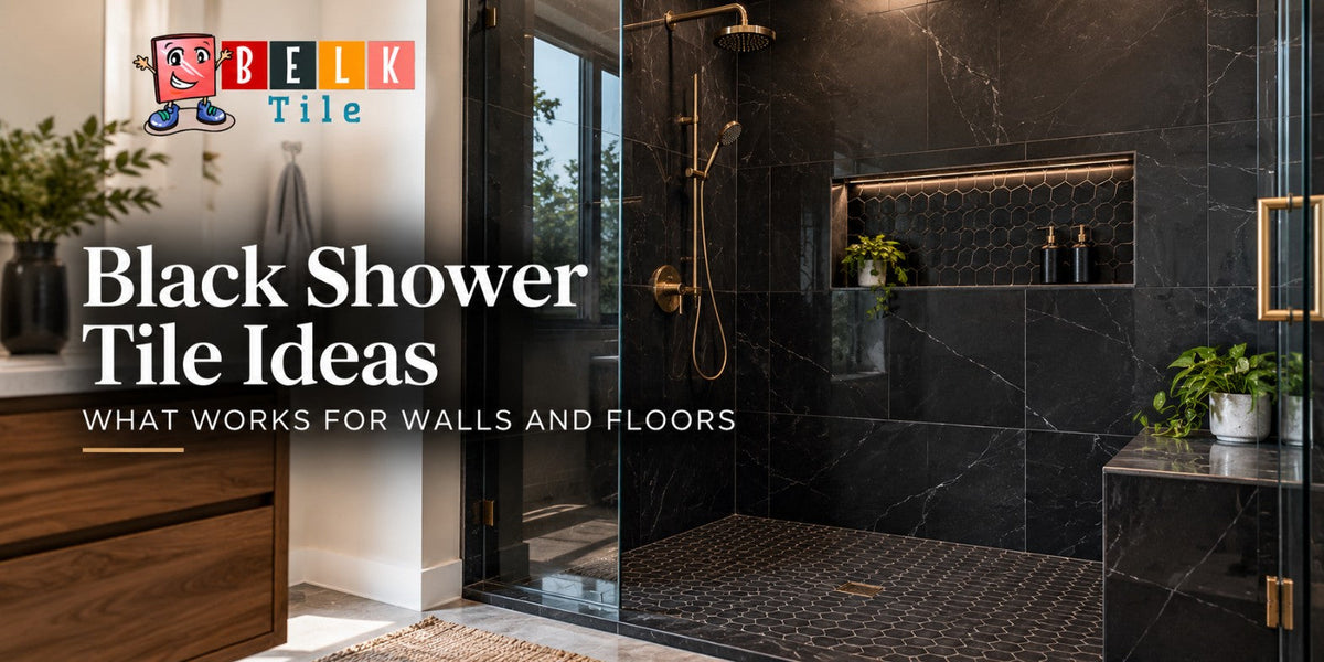 Black Shower Tile Ideas What Works for Walls and Floors by Mike Belk