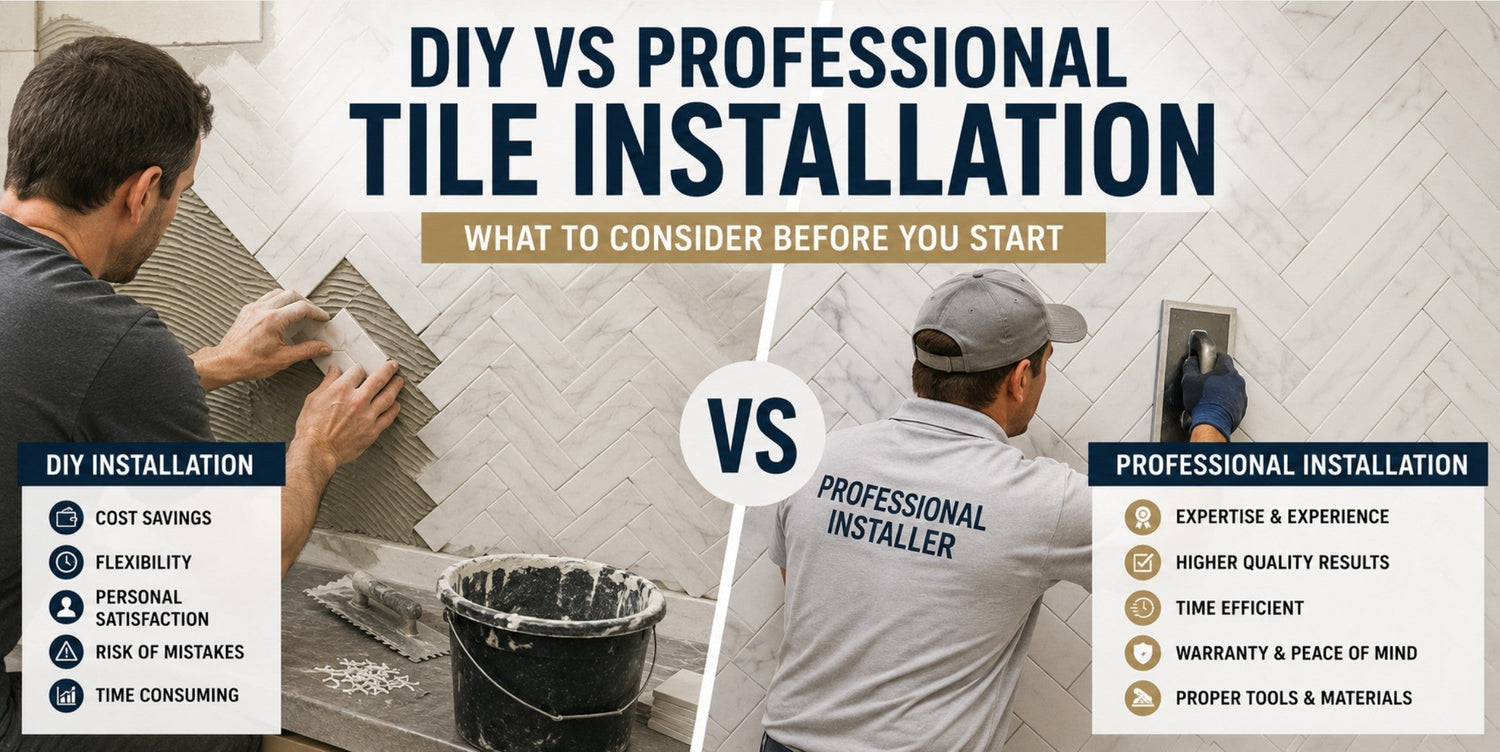 DIY vs. Professional Tile Installation How to Decide BELK Tile