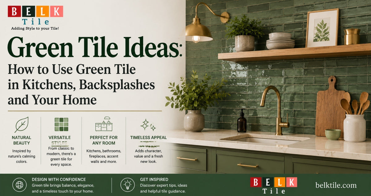 Green Tile Ideas for your Home by Mike Belk
