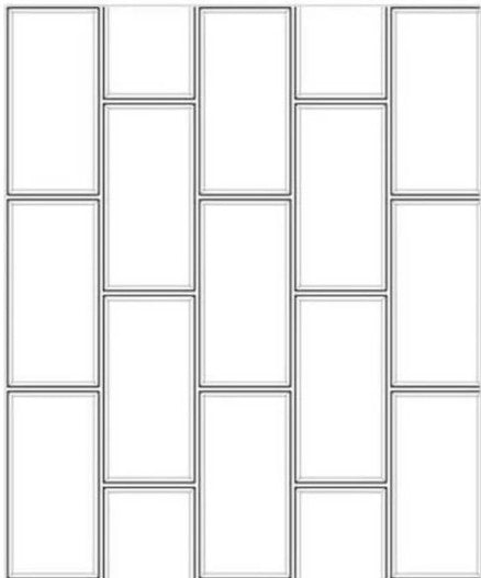 Running Vertical Shower Wall Tile Pattern BELK Tile