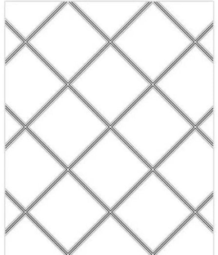 Square Diamond Shower Wall tile pattern BELK Tile