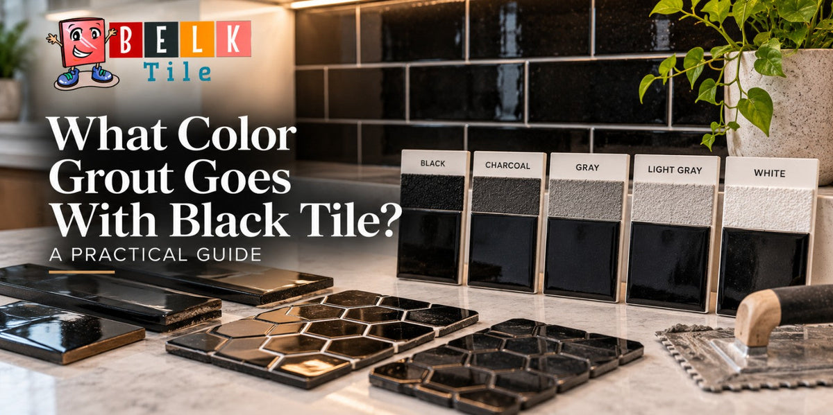 What Color Grout Goes With Black Tile A Practical Guide by Mike Belk