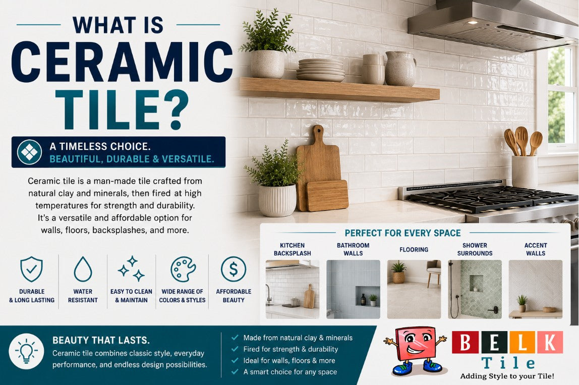 What is Ceramic Tile by Mike Belk with BELK Tile