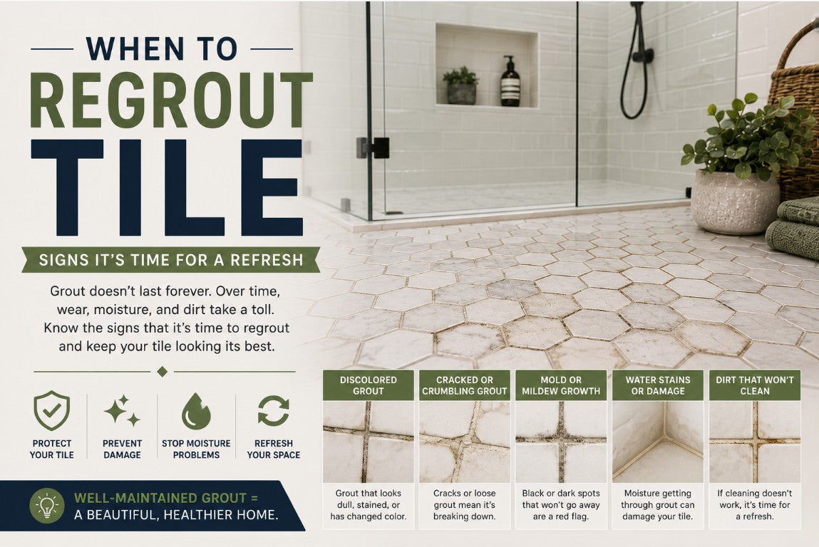 When to Regrout Tile Signs It's Time for a Refresh by Mike Belk at BELK Tile