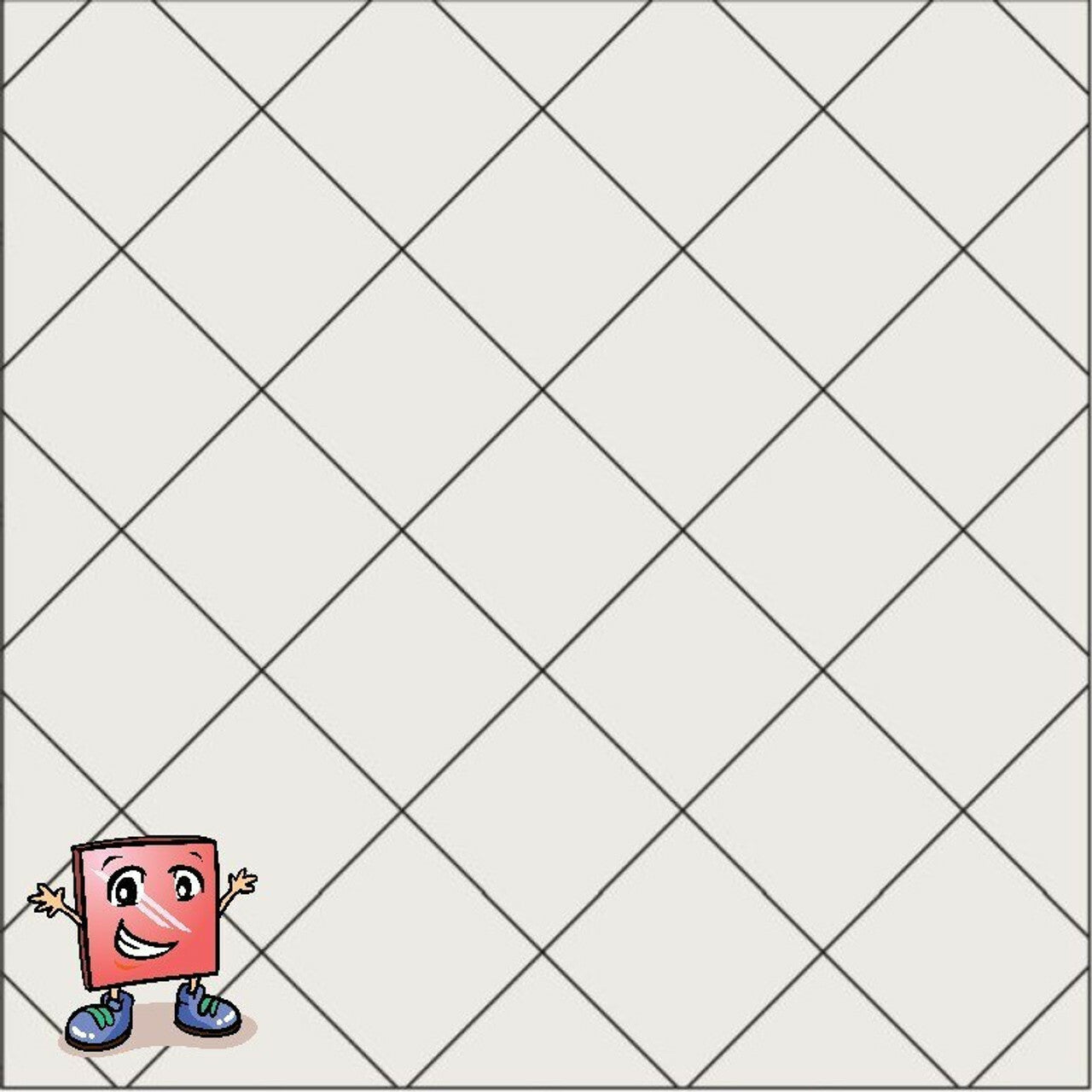 diamond grid pattern BELK Tile