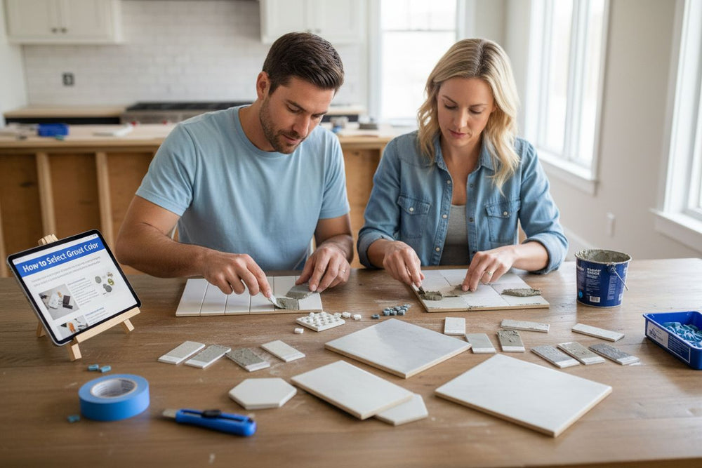 How to Select Grout Color for Your Home Project