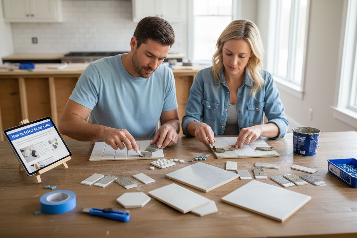 How to Select Grout Color for Your Home Project