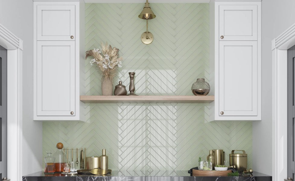 Kitchen Backsplash Tile Ideas for White Cabinets