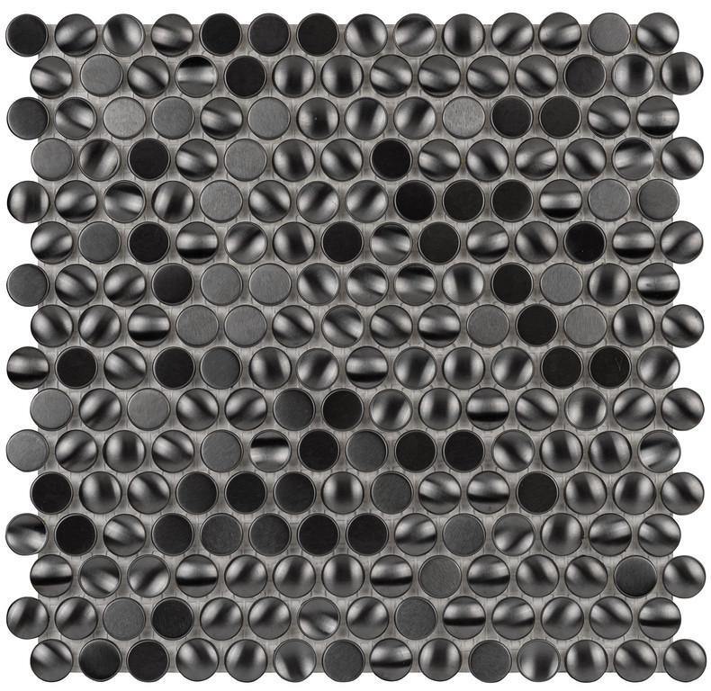 Brushed Gunmetal Tile for Modern Kitchens, Bathrooms and Accent Walls