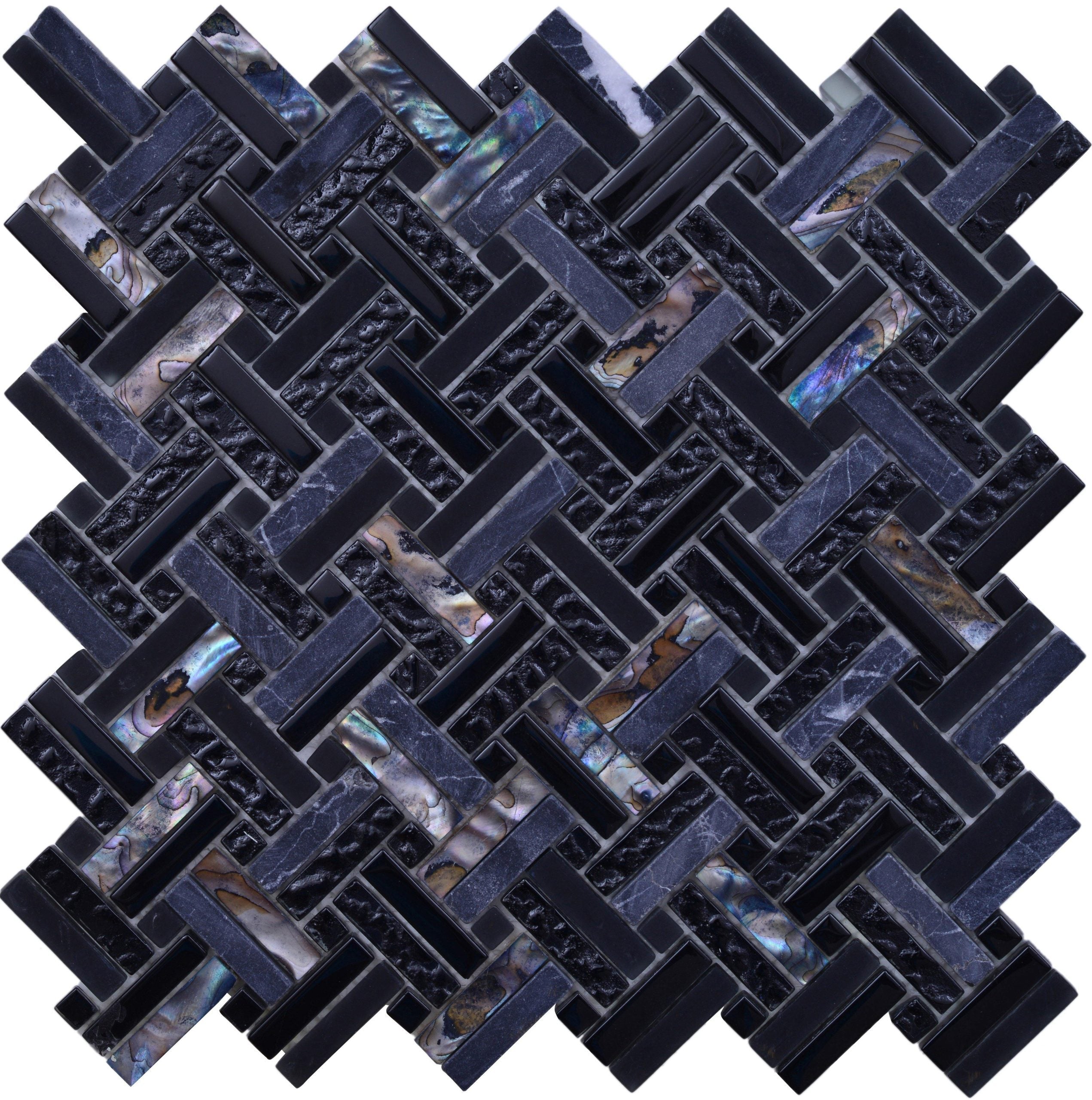 Black Backsplash Tiles