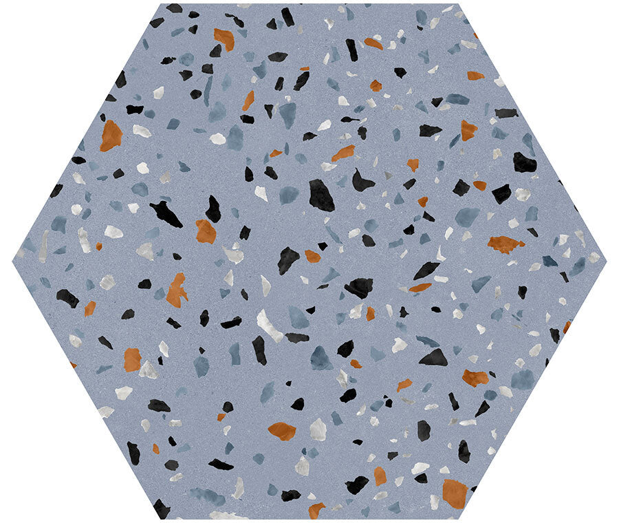 Blue Floor Tiles