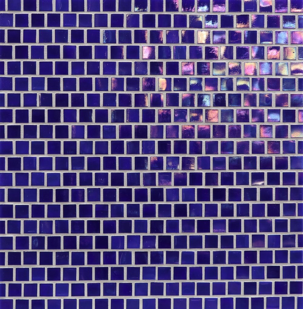 Recycled Glass Tile Mosaic for Pools, Backsplashes and Bathrooms