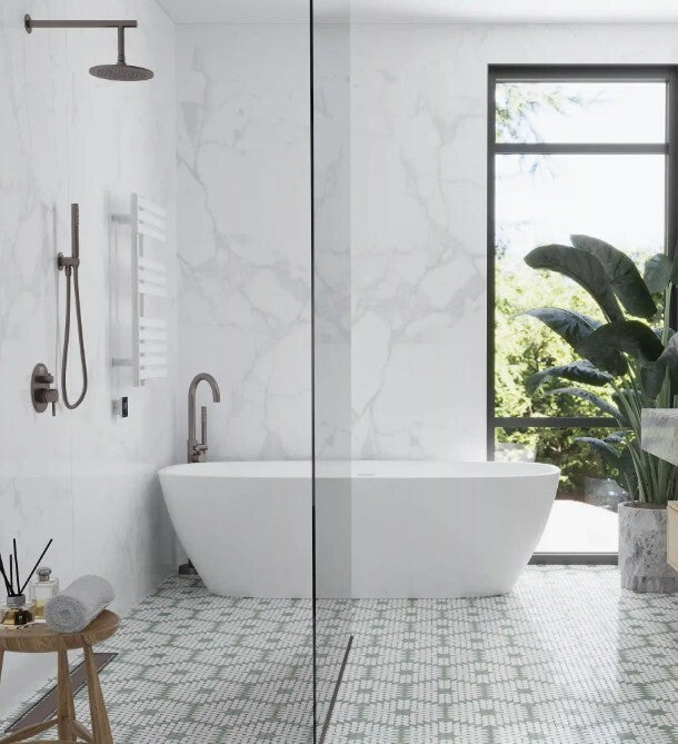 White Bathroom Tile