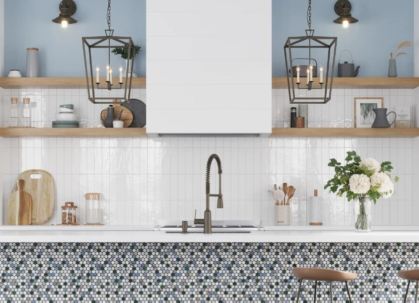 White Backsplash Tiles