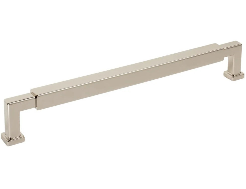 229-18NI  Polished Nickel Nash Appliance Handle Angle View