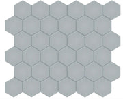 Anatolia Soho 2" hexagon 4501-0462-0 matte cloud blue mosaic
