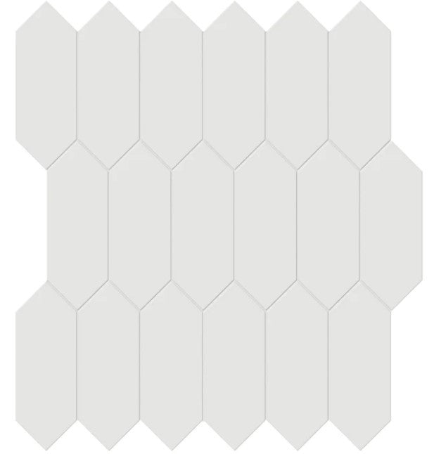Anatolia Soho Tile 2 x 5 Picket 4501-0481-0 GLOSSY Vintage Grey Mosaic