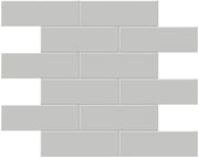 Anatolia Soho Tiles 2 x 6 Brick 4501-0498-0 GLOSSY Loft Grey