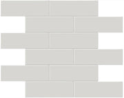 Anatolia Soho Tiles 2 x 6 Brick 4501-0506-0 Matte Halo Grey Mosaic