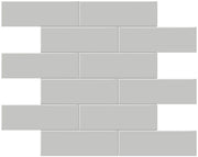 Anatolia Soho Tiles 2 x 6 Brick 4501-0507-0 Matte Loft Grey Mosaic
