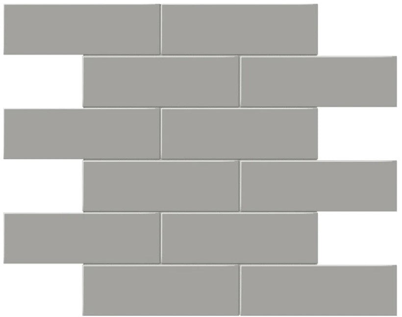 Anatolia Soho Tile 2 x 6 Brick 4501-0508-0 Matte Cement Chic Mosaic