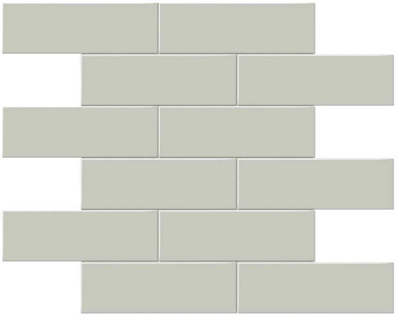 Anatolia Soho Tiles 2 x 6 Brick 4501-0510-0 Matte Soft Sage