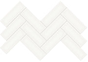 Anatolia Soho Tiles Herringbone Mosaic 4501-0519-0 GLOSSY Canvas White