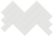 Anatolia Soho Tiles Herringbone Mosaic 4501-0520-0 GLOSSY Vintage Grey
