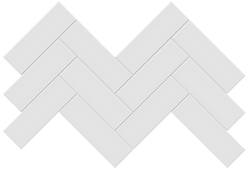 Anatolia Soho Tiles Herringbone Mosaic 4501-0521-0 GLOSSY Gallery Grey