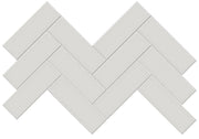 Anatolia Soho Tiles Herringbone Mosaic 4501-0522-0 GLOSSY Halo Grey