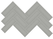 Anatolia Soho Tiles Herringbone Mosaic 4501-0524-0 GLOSSY Cement Chic