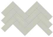 Anatolia Soho Tiles Herringbone Mosaic 4501-0526-0 Glossy Soft Sage