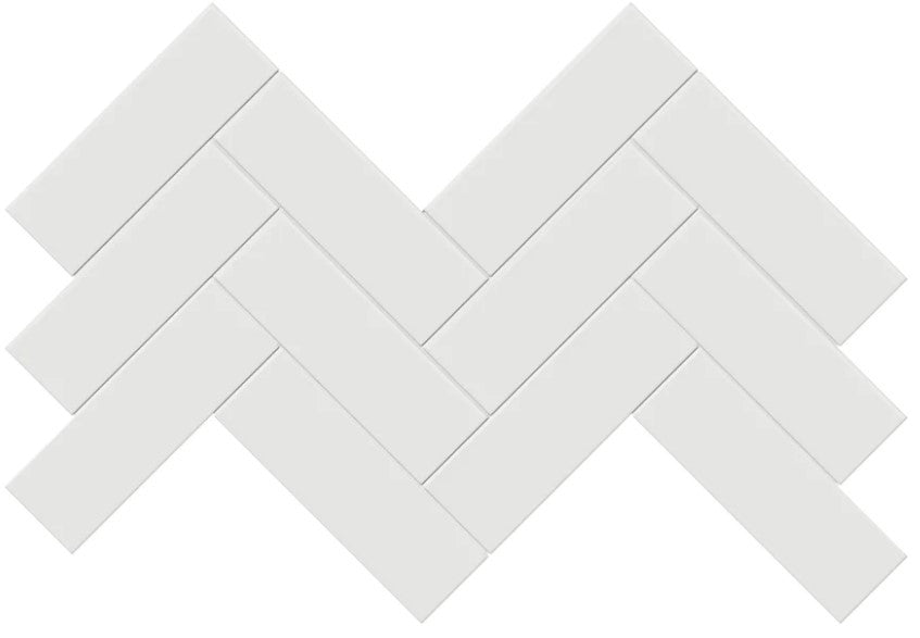 Anatolia Soho Tiles Herringbone Mosaic 4501-0529-0 Matte Vintage Grey