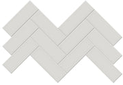 Anatolia Soho Tiles Herringbone Mosaic 4501-0531-0 MATTE Halo Grey