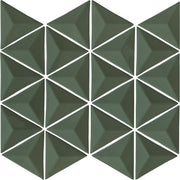 3-D Series Triangle Green Glossy SSA-1262