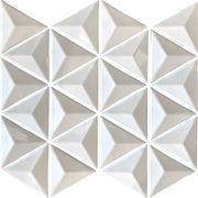 3-D Series Triangle White Glossy SSA-1259