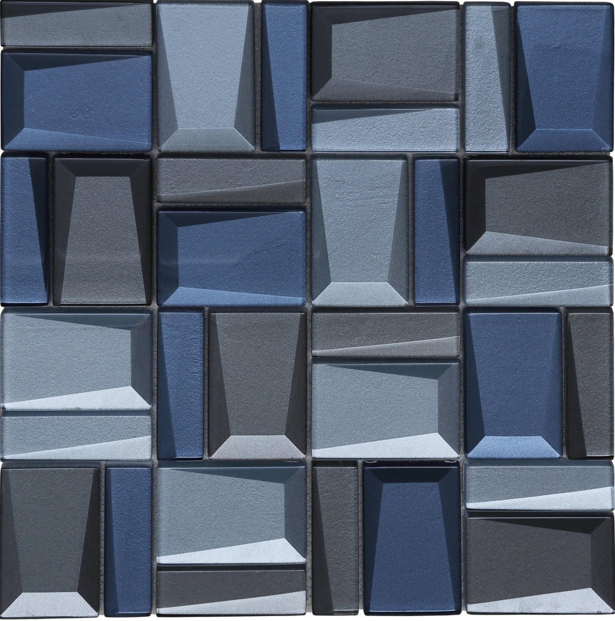Facet Series Clarity Beveled Glass Mosaic 412-201
