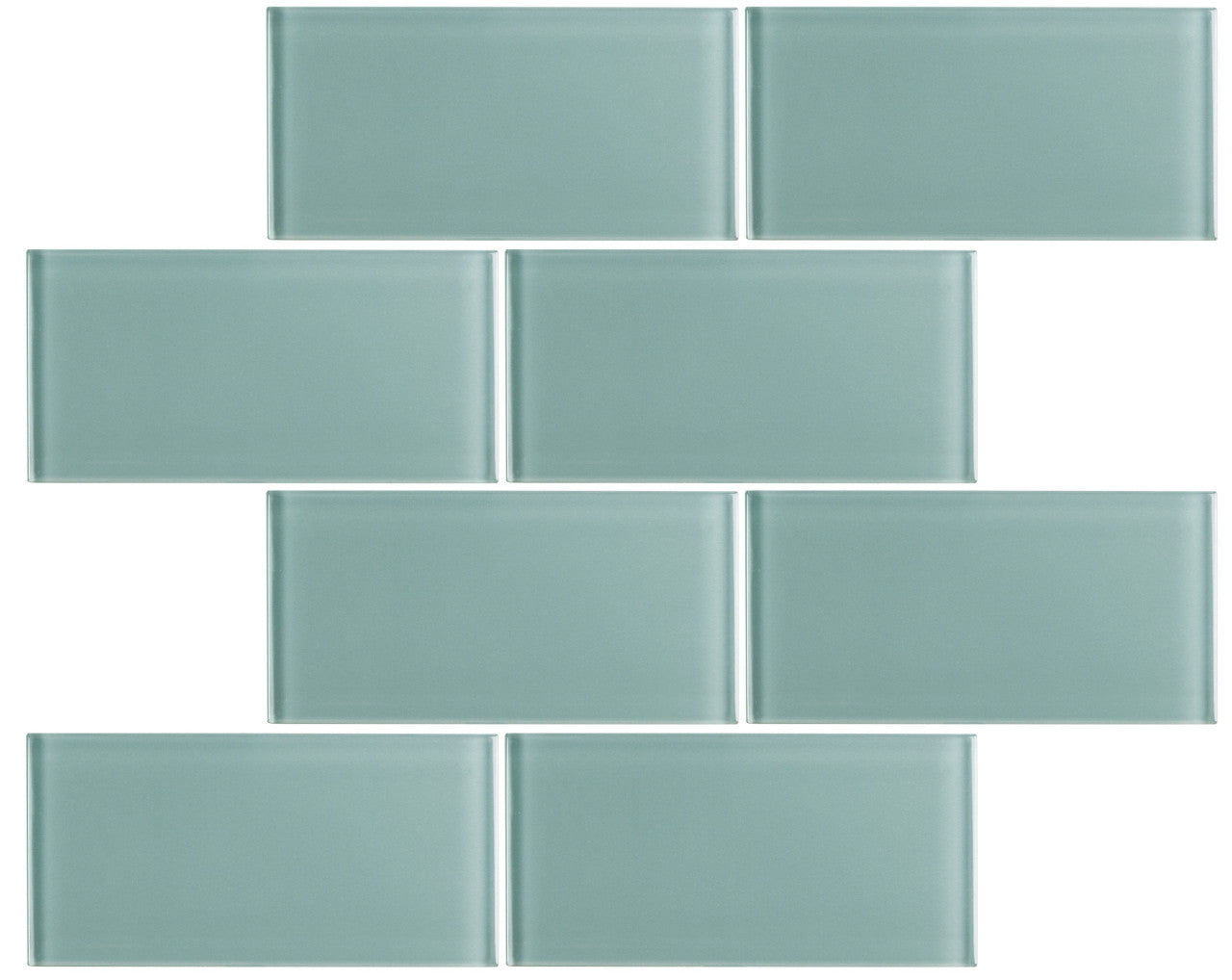 520-304 Sweet Pea 3 x 6 glass subway tile