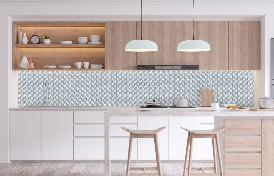 Forget Me Not 862-033 Kitchen Backsplash