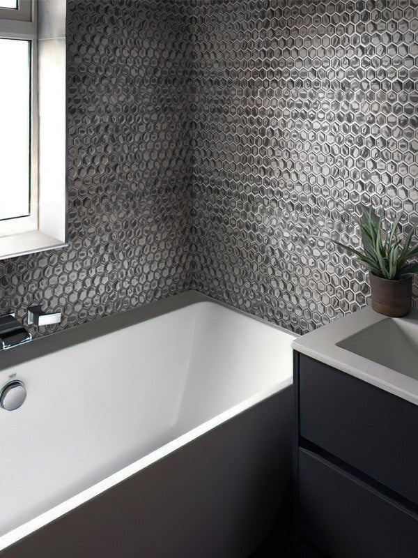 Glamour Series Cordoba Platinum bathroom tub wall tiles