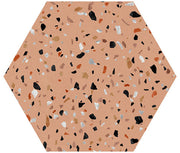 Abstract Series Hexagon Floor Tile ABS-6003 Abstract Camel
