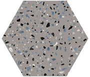 Abstract Series Hexagon Floor Tile ABS-6004 Abstract Gray