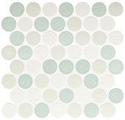 Alloway ALL-9001 Anya Recycled Glass Round mosaic tile