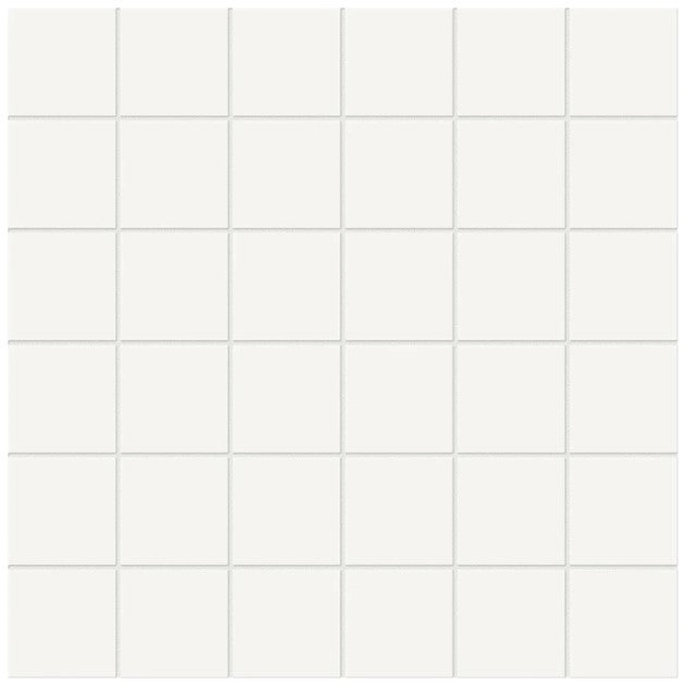 Anatolia Canvas White 2 x 2 Matte porcelain mosaic tile 4501-0274-1