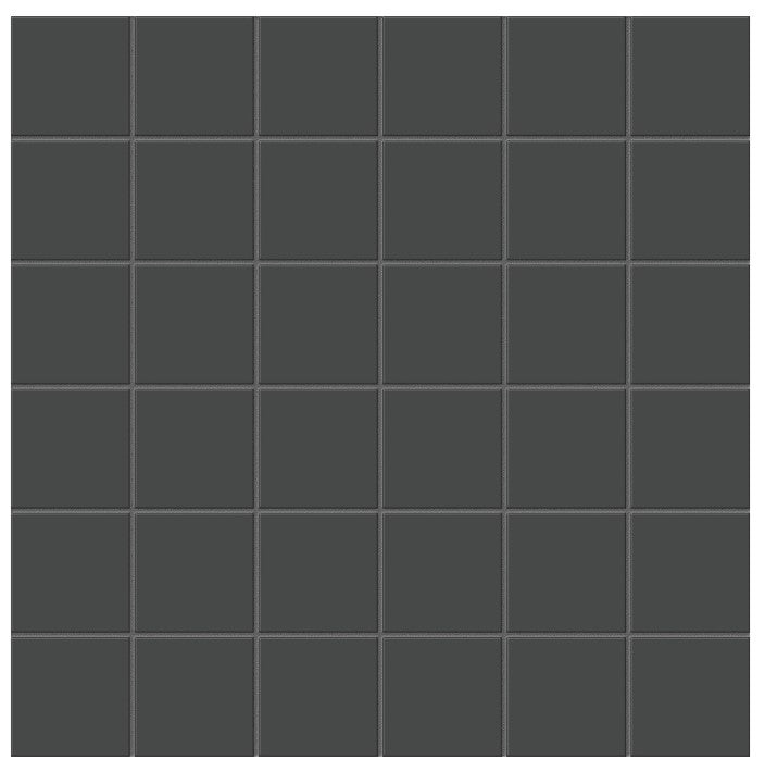Anatolia Retro Black 2 x 2 Matte mosaic tile 4501-0422-0