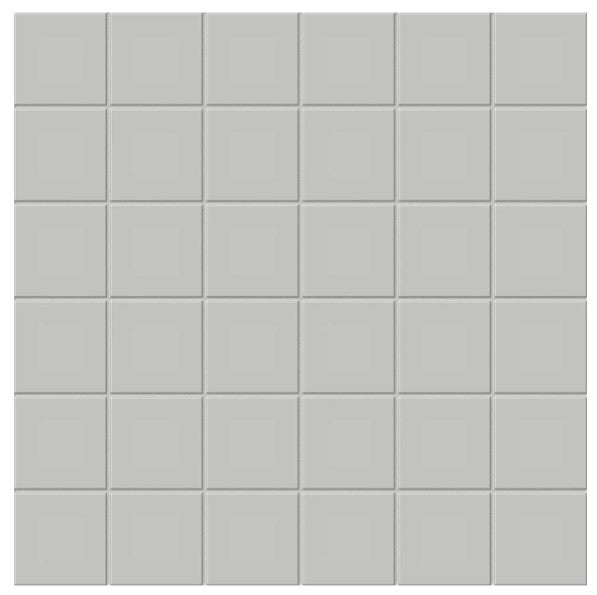 Anatolia Loft Grey 2 x 2 matte porcelain mosaic tile 4501-0421-0