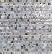 Aquarius Delphina Iridescent Recycled Glass Mosaic at BELK Tile - AQR-5/8x5/8-Delphina