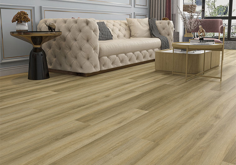 Arvora LVT Blonde Oak ARLVT-1004 Modern 7 x 48 Living Room Floor