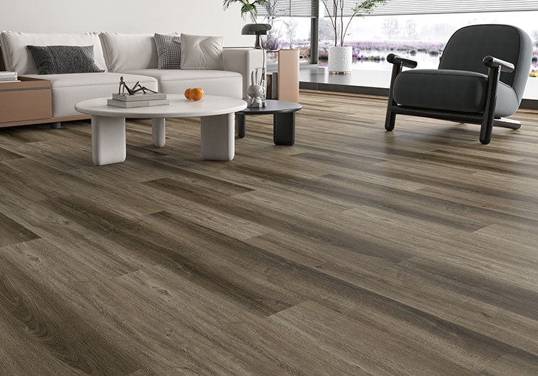 Arvora LVT London Oak ARLVT-1002 7 x 48 Living Room Floor Installation