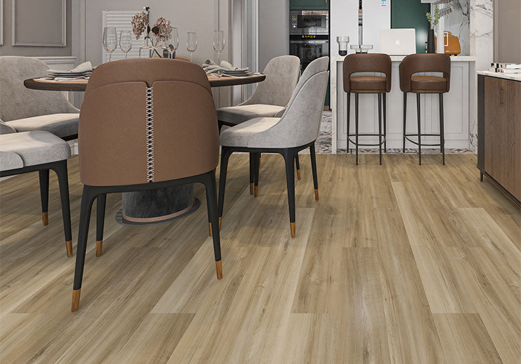 Arvora LVT Northern Birch ARLVT-1005 Modern 7 x 48 Dining Room Floor